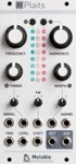 Mutable instruments Plaits Eurorack module faceplate