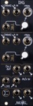 Make Noise DXG Eurorack module faceplate with annotated controls